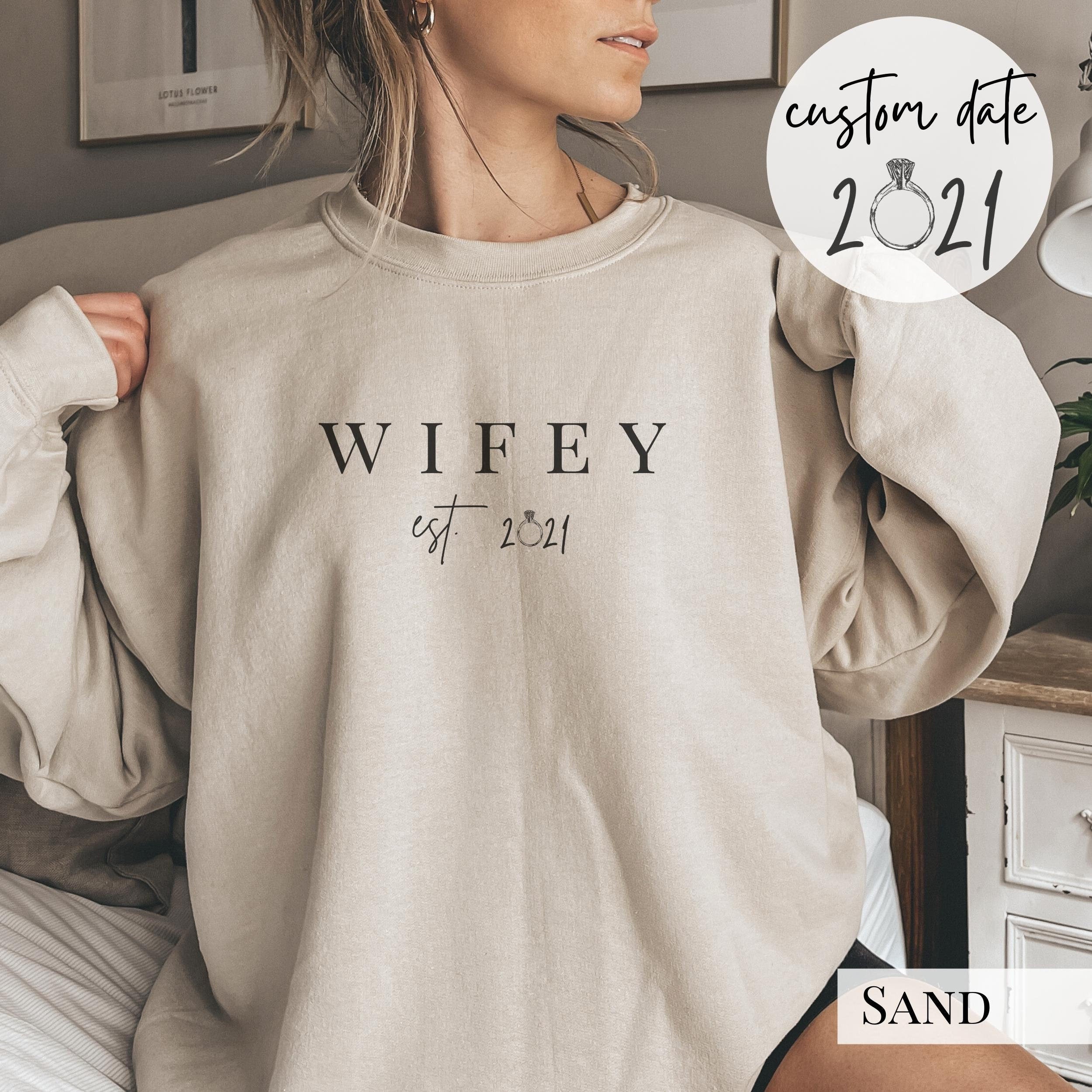 Wifey Sweatshirt | Customized