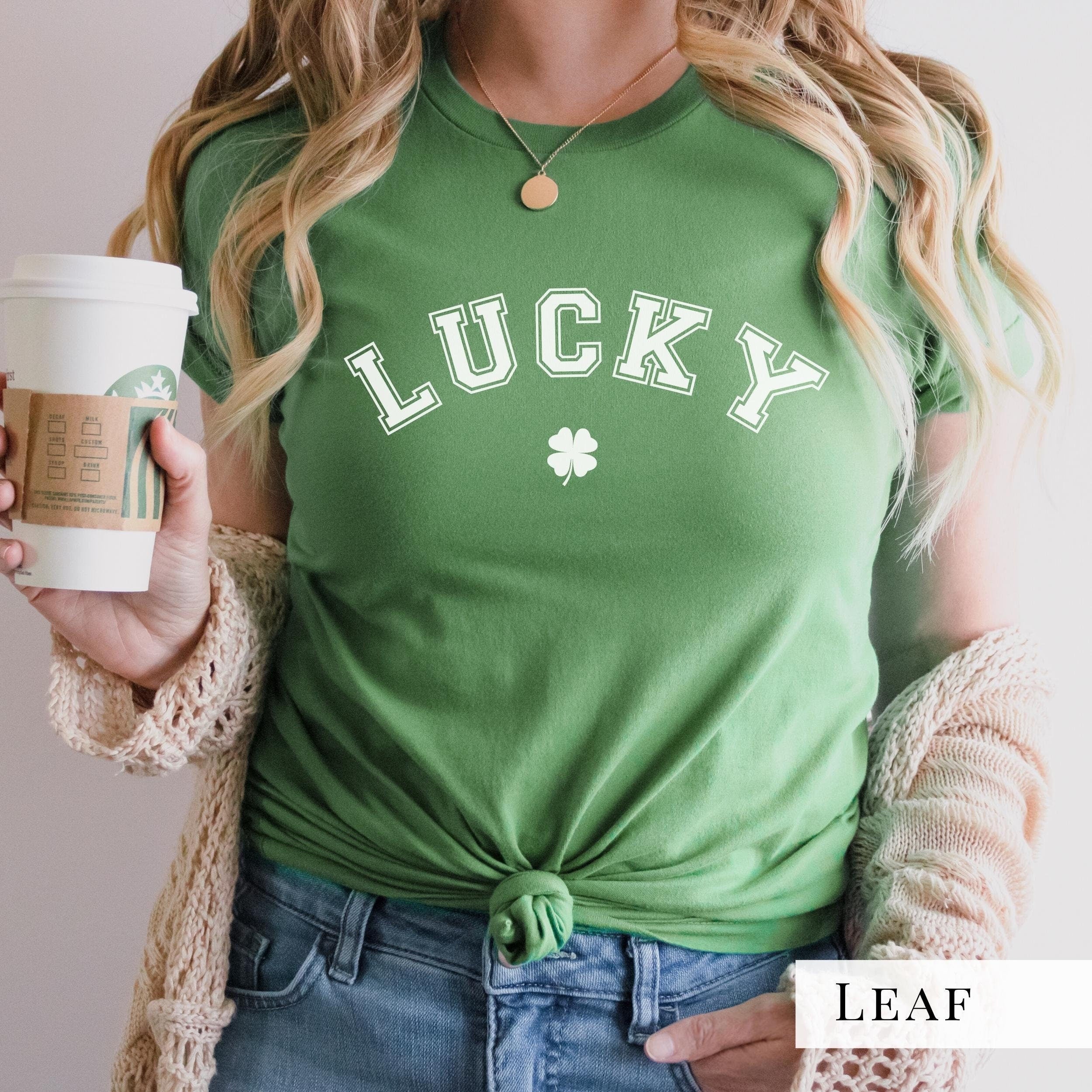 Lucky Arched College Tee