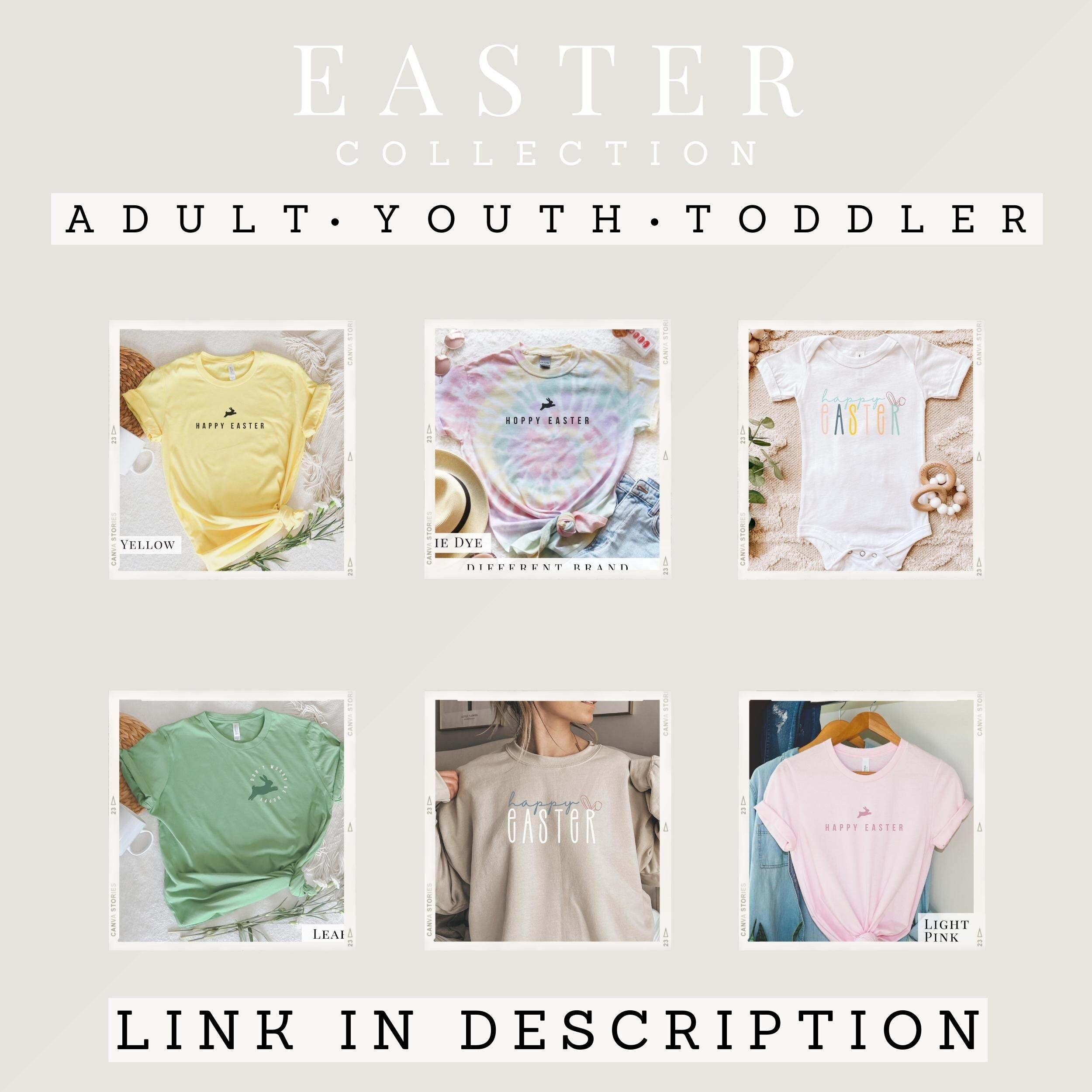 Happy Easter Bunny Tee | Monochrome