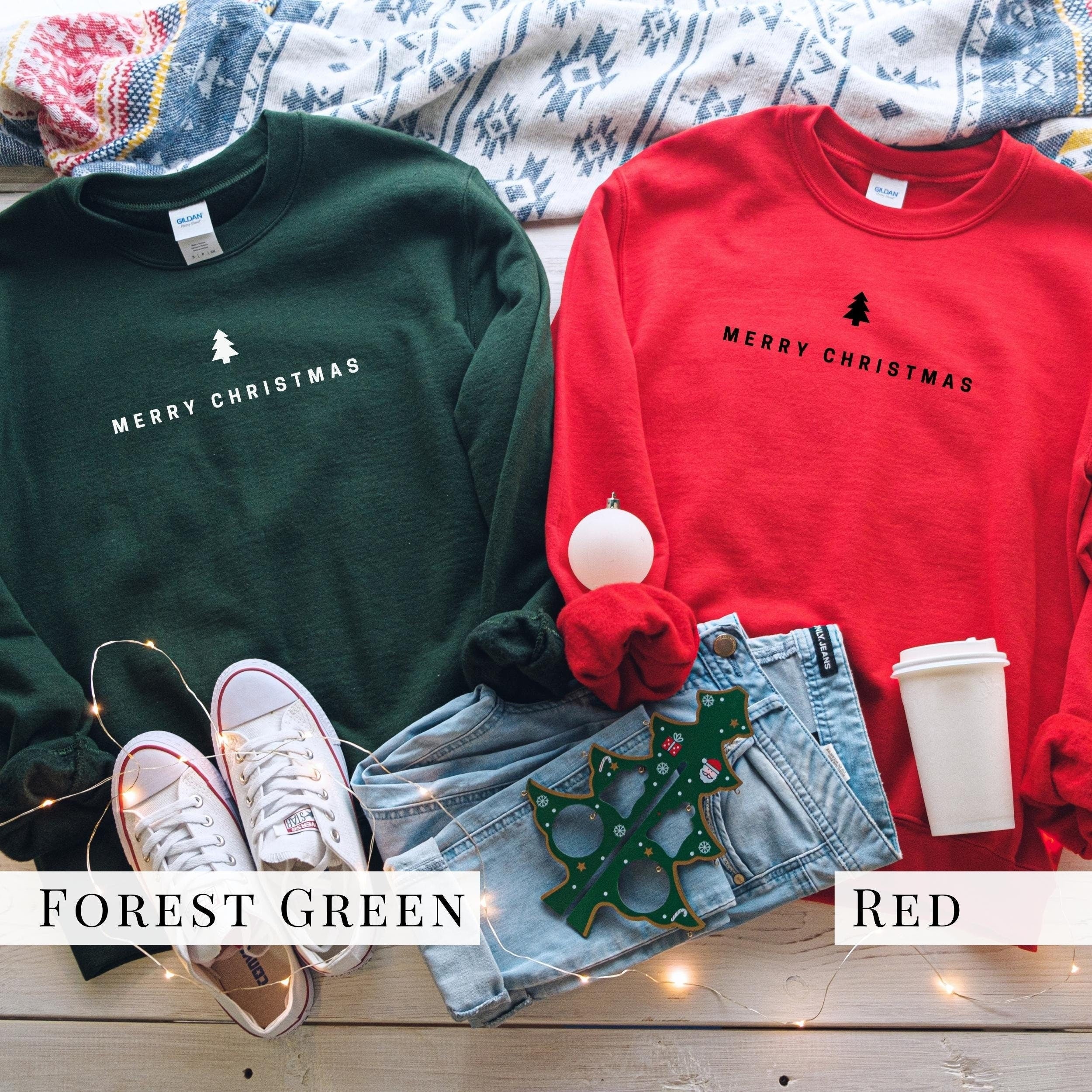 Merry Christmas Tree Sweatshirt