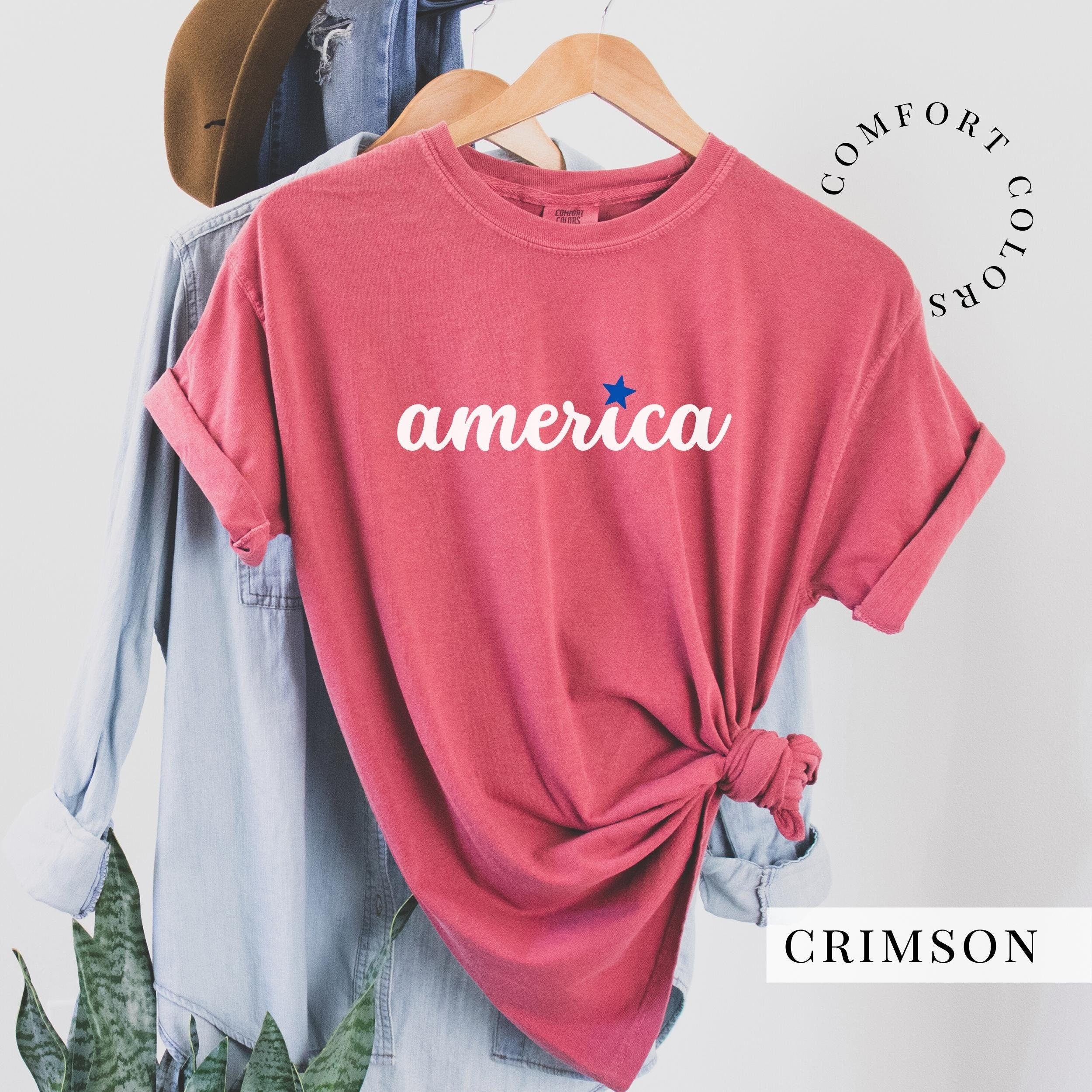 America Script Tee | Comfort Colors