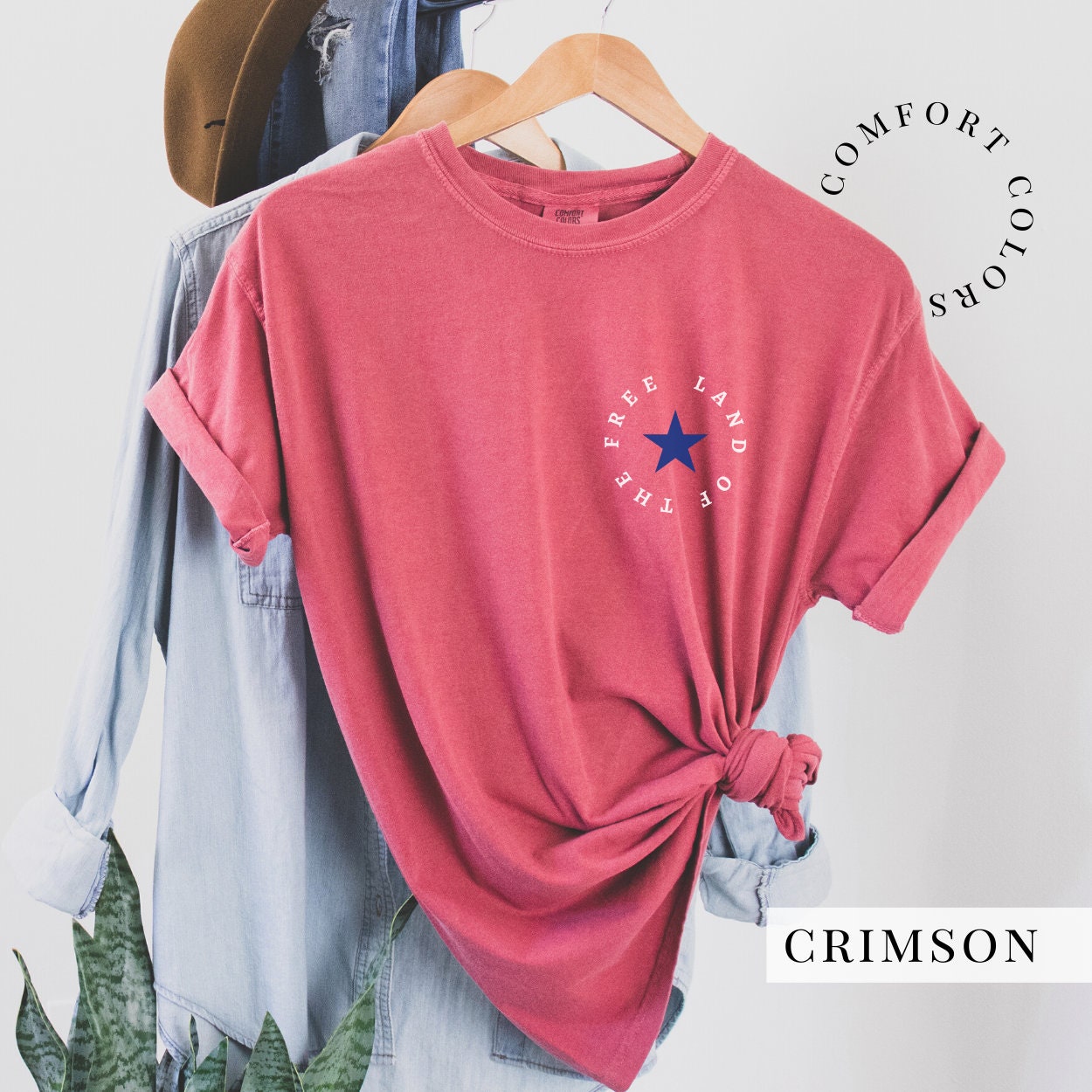 Land of the Free Tee | Comfort Colors