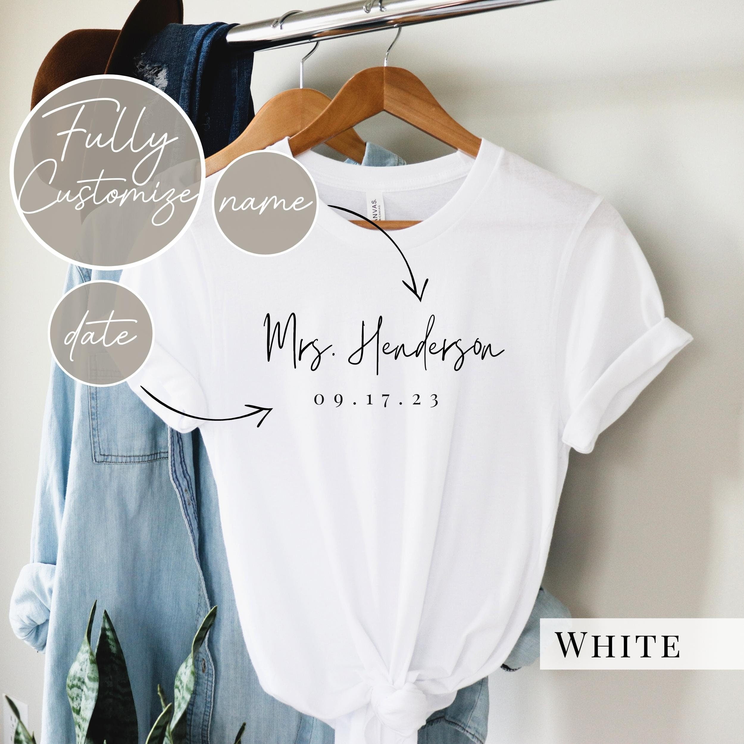 Mrs Last Name Tee